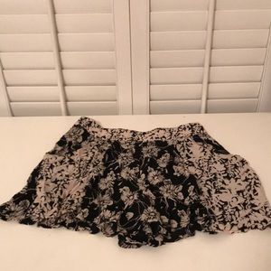 Free People Flowy Flower Shorts